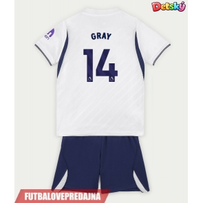 Lacne Dětský Futbalové dres Tottenham Hotspur Archie Gray #14 2026-27 Krátky Rukáv - Domáci (+ trenírky)